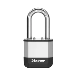 Master Lock Elite™ Heavy Duty Lock with Hardened Boron Steel Shackle, 1-3/4 in. (44mm) wide, 1-1/2 in. (38mm) Shackle