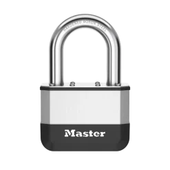 Master Lock Elite™ Heavy Duty Lock with Hardened Boron Steel Shackle, 2-5/8 in. (67mm) wide, 1-1/2 in. (38mm) Shackle