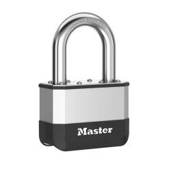Master Lock Elite™ Heavy Duty Lock with Hardened Boron Steel Shackle, 2-5/8 in. (67mm) wide, 1-1/2 in. (38mm) Shackle