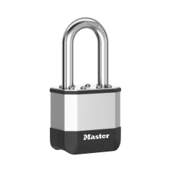 Master Lock Elite™ Heavy Duty Lock with Hardened Boron Steel Shackle, 1-3/4 in. (44mm) wide, 1-1/2 in. (38mm) Shackle
