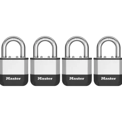 Master Lock Elite™ Heavy Duty Lock with Hardened Boron Steel Shackle, 2 in. (51mm) wide, 1 in. (25mm) Shackle