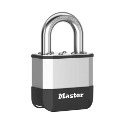 Master Lock Elite™ Heavy Duty Lock with Hardened Boron Steel Shackle, 2 in. (51mm) wide, 1 in. (25mm) Shackle