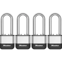 Master Lock Elite™ Heavy Duty Lock with Hardened Boron Steel Shackle, 2 in. (51mm) wide, 2-1/2 in. (64mm) Shackle