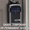 Portable Bluetooth® Lock Box for Keys with 1-13/16 in (46 mm) Shackle