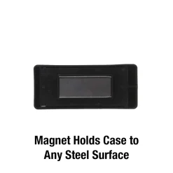 Portable Magnetic Lock Box for Keys, Plastic, 2 in W x 1-3/16 in H