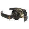 Return Style Lever Storeroom Lock; Aged Bronze, KW1