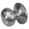 Rusk Style Dummy Knob; Satin Nickel
