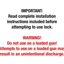 Set Your Own Combination Trigger Lock, Fits Most Firearms