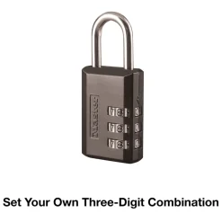 Small Set Your Own Combination Lock, 1-3/16 in Wide