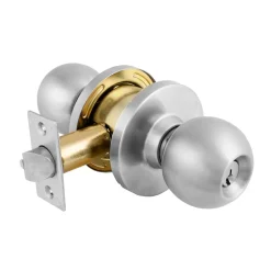 Storeroom Cylindrical Ball Knob, Commercial Grade 2