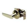 Straight Style Lever Passage Door Lock; Polished Brass