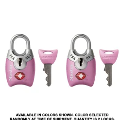 TSA Lock with Shrouded Shackle, 1 in Wide