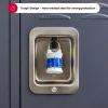 WORD Combination Lock, Assorted Colors, 1-1/2 in Wide